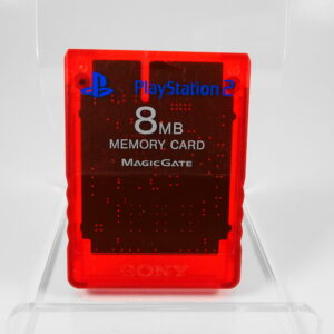 Playstation 2 Memory Card 8MB (Original) - Rød
