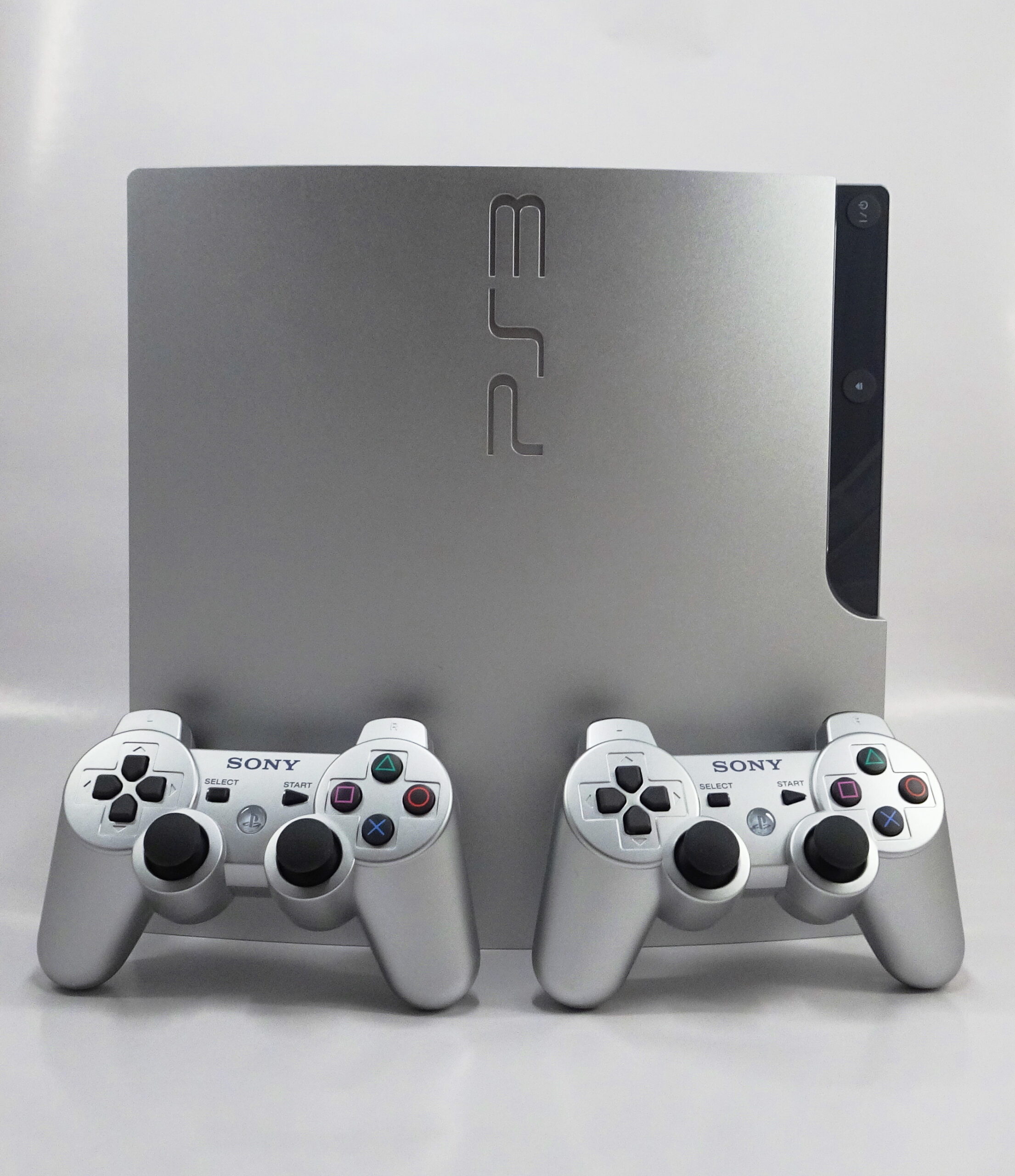 lys pære Giftig Australsk person Playstation 3 Slim Silver 320GB M 2 Controller - SpilTema