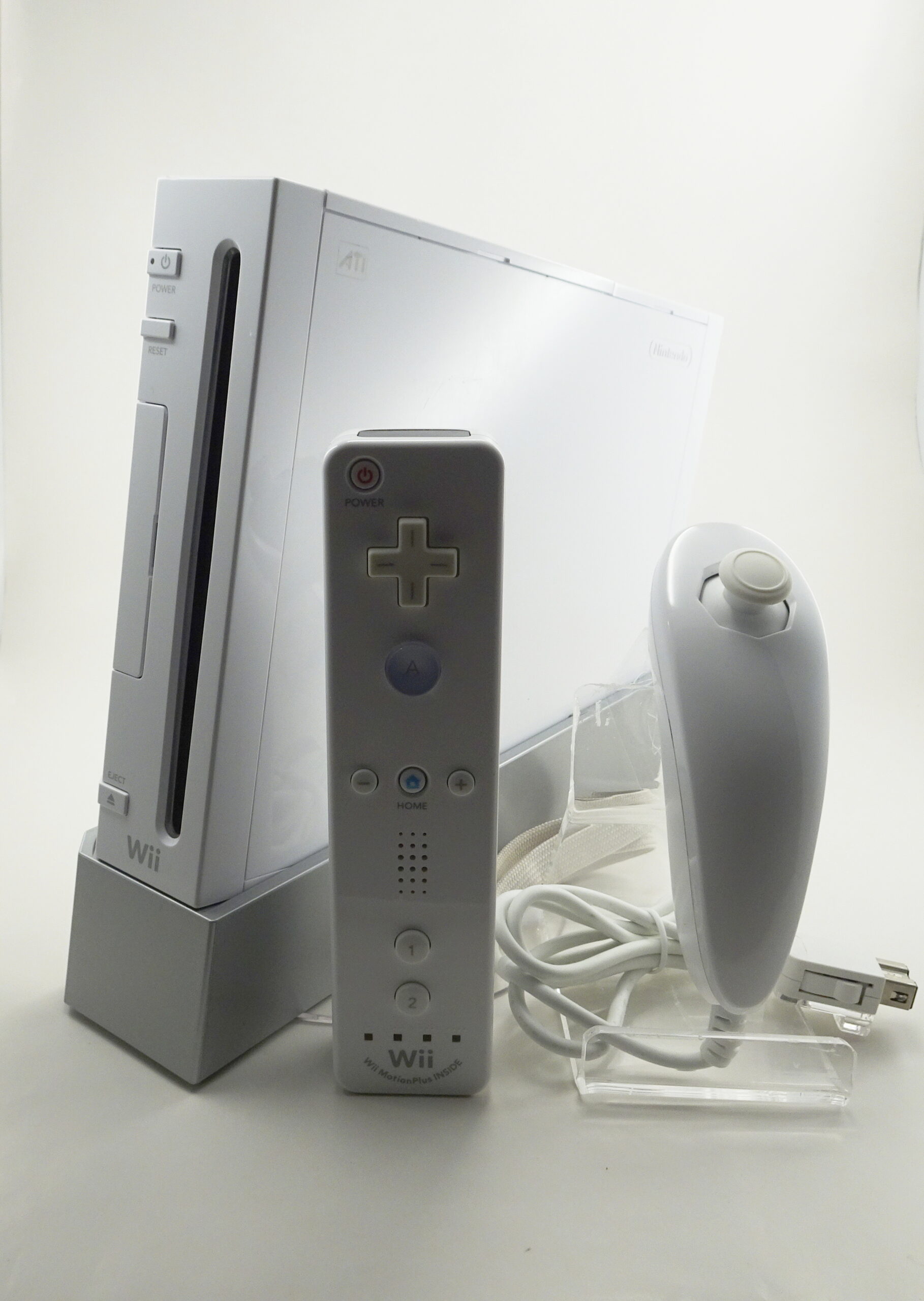 Nintendo Wii Med MotionPlus Inside Wii Remote & Nunchuk Controller - Hvid
