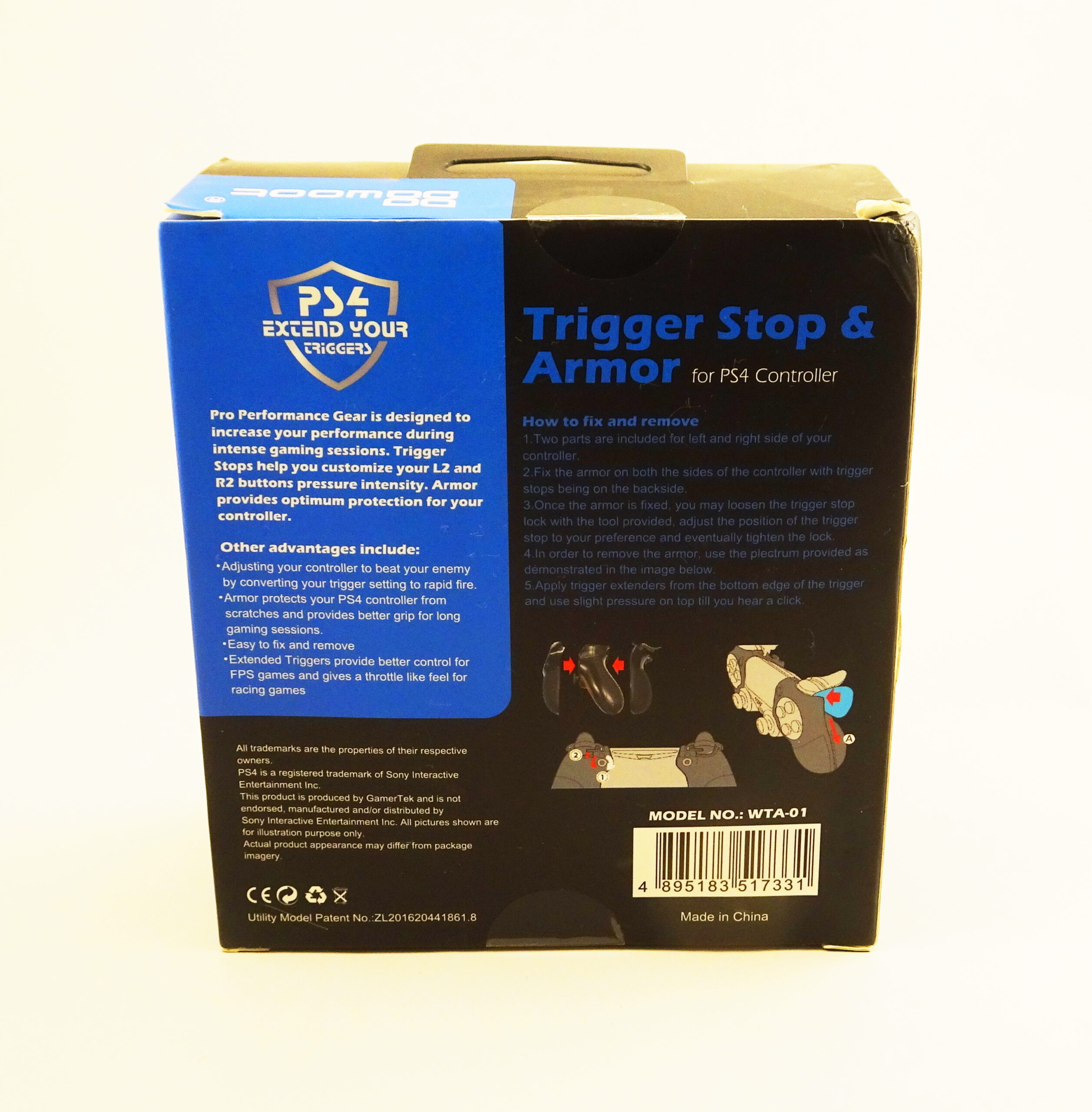 Trigger Stop & Armor Til PS4 Controller (PS4)